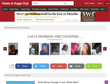 Tablet Screenshot of kissesandhuggs.com